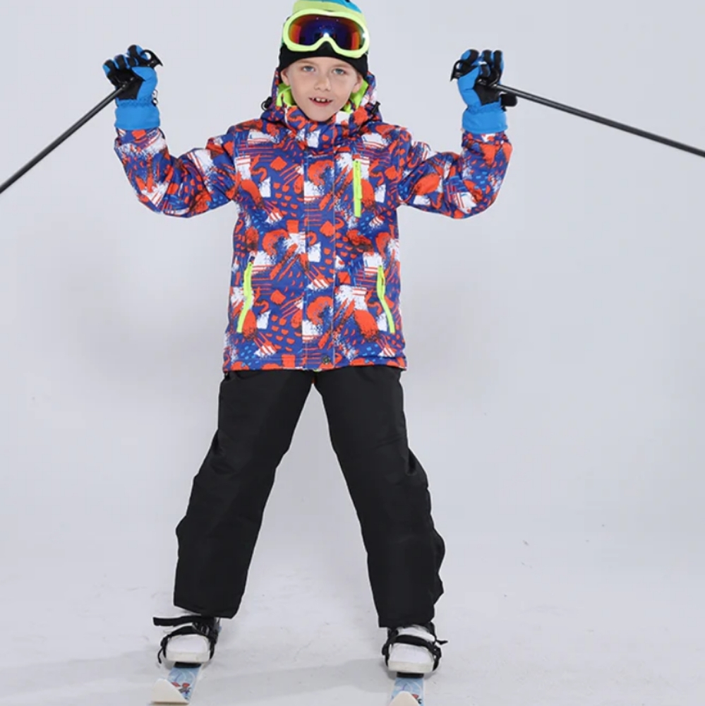 Boy & Girls Unisex Mutu Snow Winter Bibs Ski Snowboard Pants Size 10